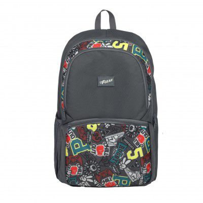 F Gear 26 Litres Cruise Gry Trendy Casual Backpack|School Bag|Children Daypack|College Bag
