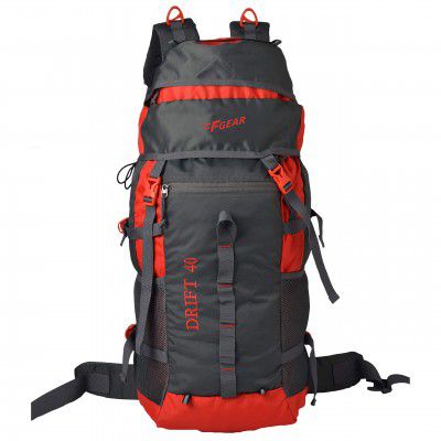 F Gear Drift 40 liter Rucksack (Grey, Red)