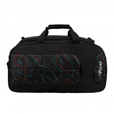 F Gear Enduro Topo Black 32L Travel Duffle Bag 