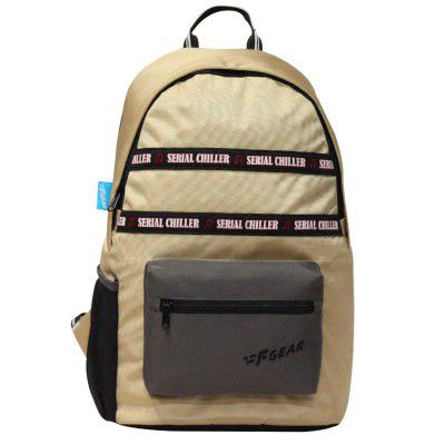 F Gear Inherent Black Yellow 22 Ltrs Casual Backpack