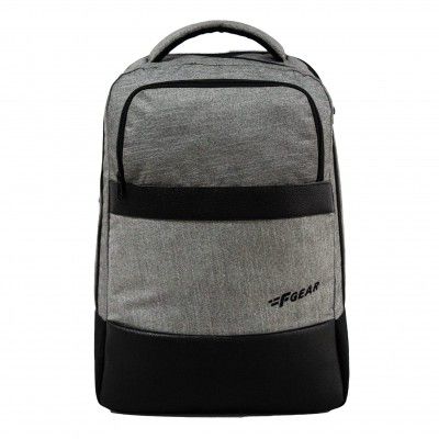 F Gear League Grey Black 29 Ltrs Laptop Backpack