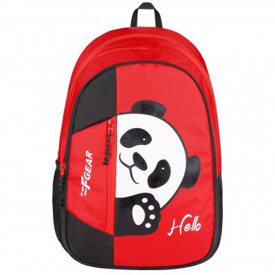 F Gear Panda 21L Medium Kids School backpack