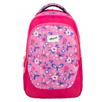 F Gear Panya Dark Pink Mulberry Butterfly 21L Backpack