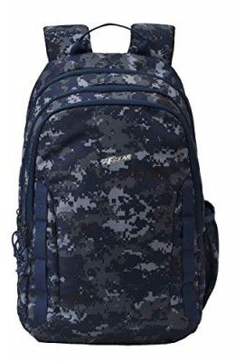 F Gear Raider Military Navy 30L | Stylish Trendy School College Tuition Travel Backpack with Raincover