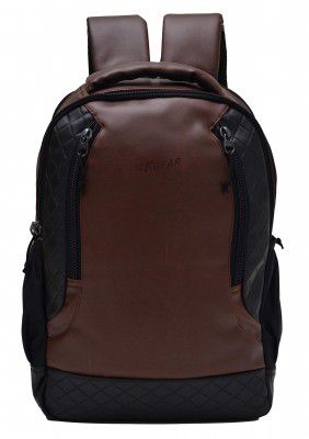 F Gear Samurai Brown 30 liter Laptop Backpack Sch Bag