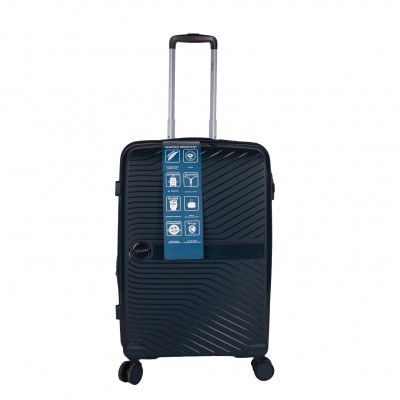 F Gear STV PP02 20" Dark Blue Cabin Suitcase (4049)