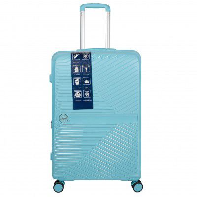 F Gear STV PP02 Turtle Blue 24\' Expandable Check-in Suitcase (4342)