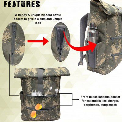 F Gear Tigris Marpat ACV 15 Ltrs Laptop Backpack (3831), M