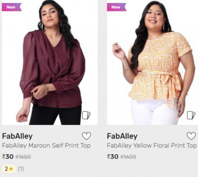 FabAlley womens clothing Upto 95% Off