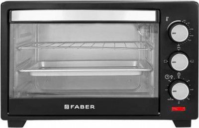 FABER 20-Litre Oven Toaster Grill (OTG)  (FOTG 20L NEO BK|Inner Light| Bake, Fry, Roast, Grill, Toast| 2 Years Warranty|, Black)