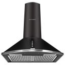 Faber 60 cm 1000 m³/HR Pyramid Kitchen Chimney (HOOD CLASS PLUS PB BK LTW 60, 2 Baffle Filters,Black)...