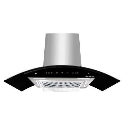 Faber 90 cm 1200 m³/hr Auto-Clean curved glass Kitchen Chimney (HOOD ORIENT XPRESS HC SC SS 90)