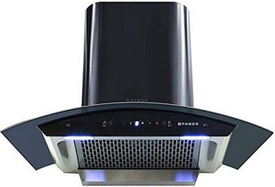 Faber 90 cm 1200 m3/hr Heat Auto Clean Chimney (HOOD CREST HC SC BK 90)