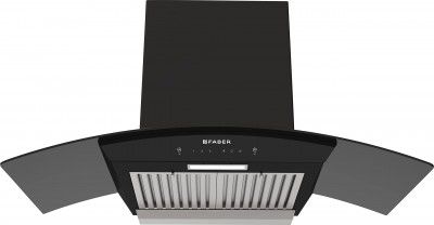 Faber 90 cm 1500 m³/hr Autoclean Kitchen Chimney |Touch & Gesture ControlHOOD PRIMUS PLUS ENERGY IN HCSC BK 90,Black)