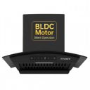 Faber Agile 60cm 1500m³/hr BLDC Autoclean Curved Shape Chimney, Hood Agile BLDC FL HC SC BK IN 60...