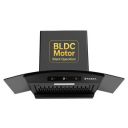 Faber Agile 75cm 1500m³/hr BLDC Autoclean Curved Shape Chimney  | Hood Agile BLDC FL HC SC BK IN 75...