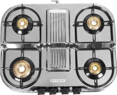 Faber Astra 4BB SS Stainless Steel Manual Gas Stove 