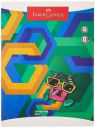 Faber-Castell LONG BOOK 24 CM X 18CM SQUARE ONE SIDE LINE AND ANOTHER SIDE BLANK, PAGES 172...