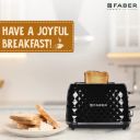 Faber FT 950W DLX BK 950-Watt 2-Slice Pop-up Toaster...
