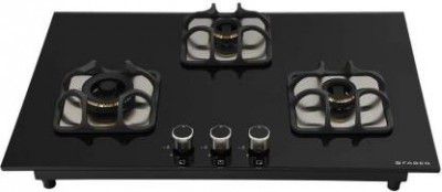 Faber HOB IMPERIA PLUS 783 BRB CI BK  Glass Automatic Hob  