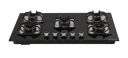 Faber Mild Steel Hobtop Imperia 905 BRB Ci Bk 5 Brass Burner Auto Electric Ignition Glass Top (Black)...