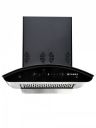 Faber 60 cm 6 way Silent Suction, 1250 m³/hr Auto-Clean curved glass Kitchen Chimney (HOOD EVEREST SMART 3D IND HC SC BK 60)...