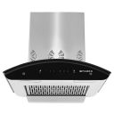 Faber 60 cm 6 way Silent Suction, 1250 m³/hr Auto-Clean curved glass Kitchen Chimney (HOOD EVEREST SMART 3D IND HC SC SS 60)...
