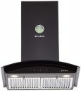 Faber 3-way suction, 60 cm 1095 m³/hr curved glass Kitchen Chimney (HOOD FEEL 3D T2S2 BK TC LTW 60)...