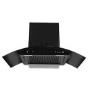 Faber 90 cm 6 way Silent Suction, 1250 m³/hr Auto-Clean curved glass Kitchen Chimney (HOOD ORIENT SMART 3D IND HC SC EBK 90)...