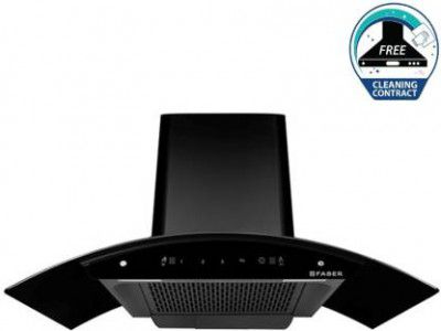Faber HOOD SUNNY HC SC BK 90 Auto Clean Wall Mounted Chimney (1200 CMH)