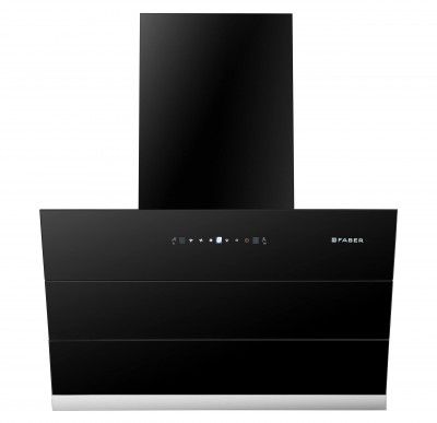 Faber 75 cm,1350 m³/hr, Auto-Clean Angular Kitchen Chimney HOOD ZENITH FL SC AC BK 75)
