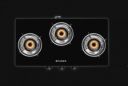 Faber Marvel 3 Burner Glass Gas Stove (Scratch Resistant, 106.0661.472, Black)...