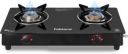 Fabiano 2 Burner With Toughened Glass ISI Marked & 2 Years Door Step Warranty Glass Manual Gas Stove  (2 Burners)...