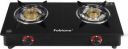 Fabiano 2BRN Glass Top 2 Brass Burner  ...