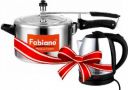 Fabiano 5L Pressure Cooker With 1.8L Electric Kettle Combo 5 L Pressure Cooker...