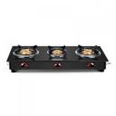 Fabiano Fabiano 3 Burner Glass Gas Stove ...