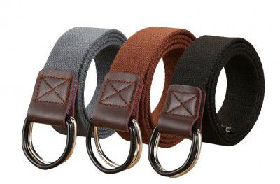 Fabme Unisex No Hole Canvas Belt