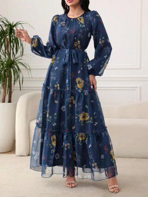 FABNEX One Piece Long Maxi Dresses for Women (K-181-183)