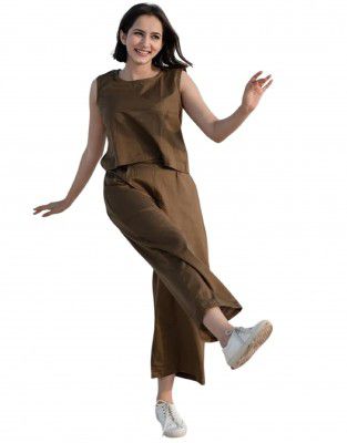 FABNEX Stylish Sleeve Less Co Ord Set for Women | Co Ord Set for Women (K-131-134)