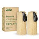 FABSKIN Natural Loofah Scrubber for bathing For Men and Women - Pack Of 2 - Indian Natural Organic Bath Scrubber For Body...