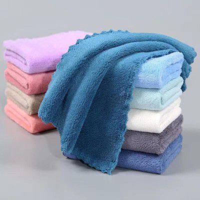 Face Towel/Handkerchief/Rumal Microfiber Small Size - 25x25 CM - 12 Pieces