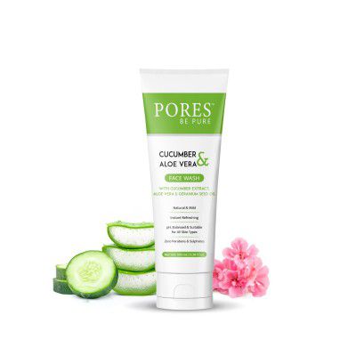 Face Wash | Cucumber Face Wash with Aloe Vera for Face | 100 mL