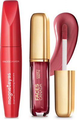 FACES CANADA Lip & Eye Combo - Fixed It For You + Magneteyes Mascara  (2 Items in the set)
