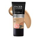 FACESCANADA All Day Hydra Matte Foundation | 3-in-1 Foundation + Moisturizer + SPF 30 | 24 HR Aloe Hydration & Vitamin C | 10HR Long Wear | Medium to High Buildable Coverage | Honey Beige | 25ml...