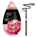 FACESCANADA Fresh Eyes Kajal Stick, 0.35G | With Rose Extracts | 24Hr Waterproof | Suits Sensitive Eyes | Intense Black Matte Finish | Refreshes Tired Eyes | Gentle | Smudgeproof | Vegan...