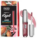 FACESCANADA Lip Gloss Baebe 03 (Glossy) & FACES CANADA Magneteyes Kajal - Black, 0.35g | 24 Hr Long Stay | One Stroke Smooth Glide | Waterproof, Smudgeproof & Fadeproof | Deep Matte Finish...