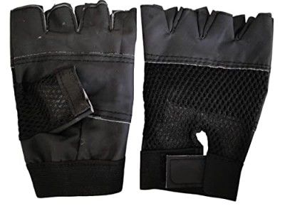 Facto Power Leather Gym Gloves for Weight Lifting Gloves, Exercise Gloves for Men & Women