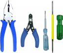 FADMAN Plier Combo Kit | Wire Cutter | Tester | Screwdriver | Lineman Plier  (Length : 8 inch)...