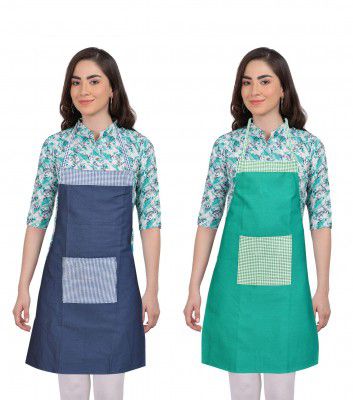 FAIRY HOME Waterproof Apron with Multipurpose Front Pocket, Cooking Kitchen Aprons for Women Men Chef