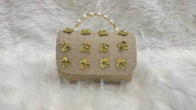 Faith Enterprises  Casual Beige Clutch